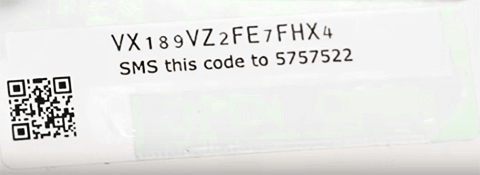 Пример защитного кода Велпанат (Velpanat)